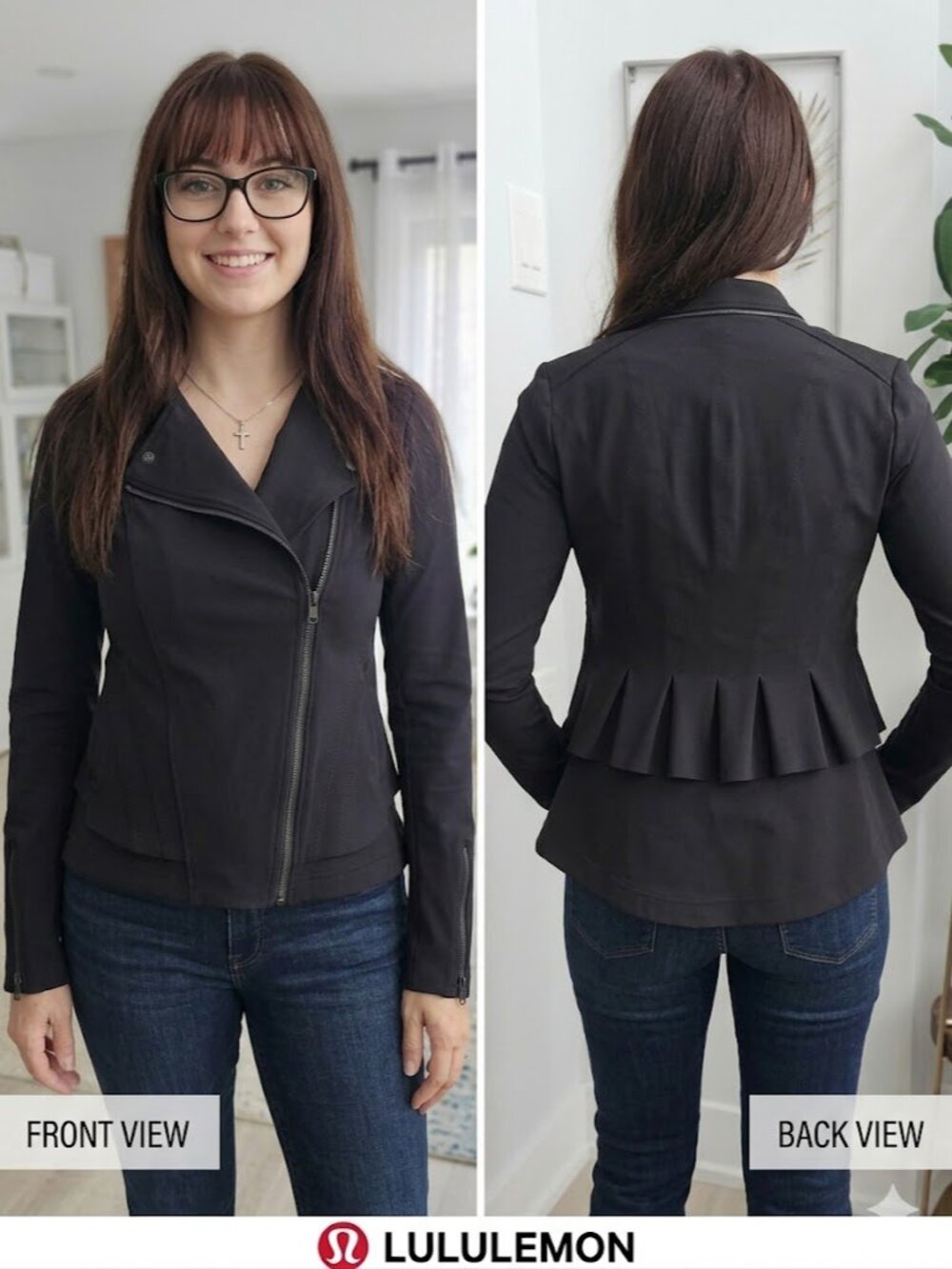 Rare lululemon athletica Black  Activewear  Jacket